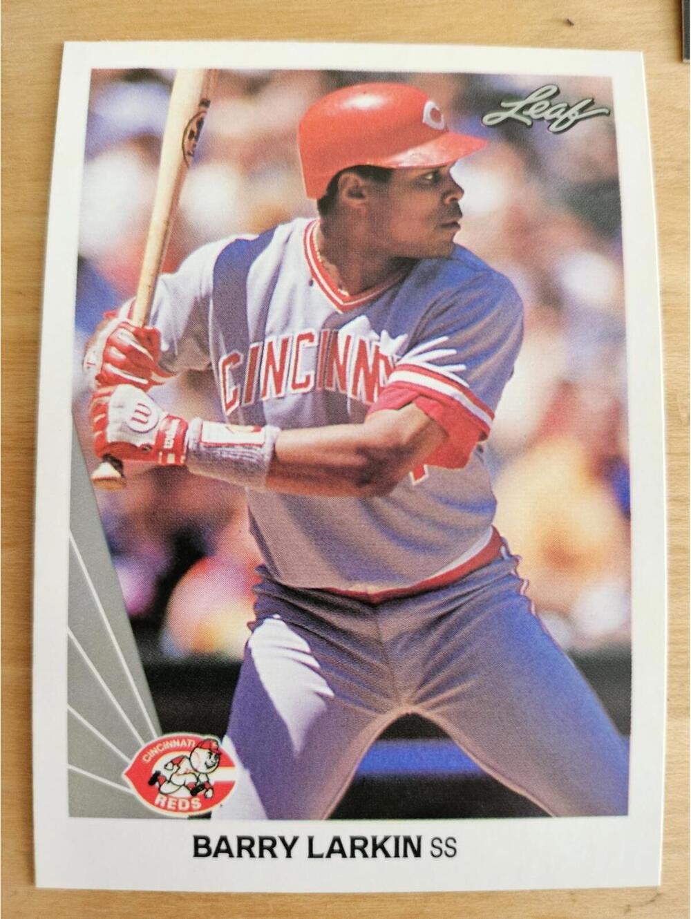 1990 LEAF BASEBALL Barry Larkin #18 HOF Reds